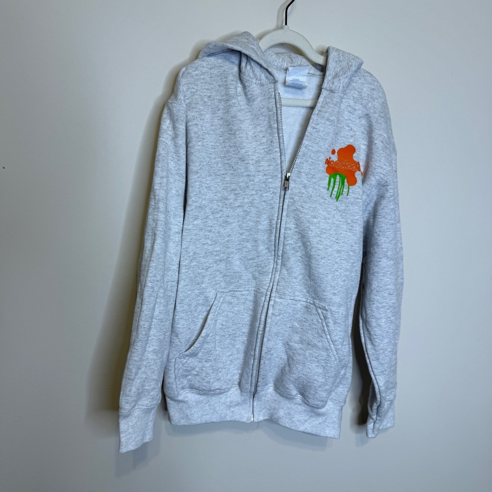 Nickelodeon Gray full zip Hoodie 2024 Kids Choice Aeards